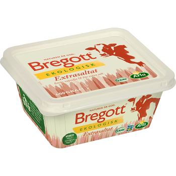 Smör &amp; rapsolja Extrasaltat Ekologisk 600g Bregott®