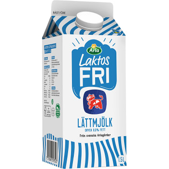 Lättmjölkdryck 0,5% Laktosfri 1,5l Arla Ko®