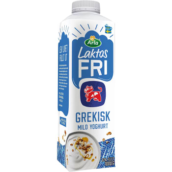 Grekisk Yoghurt mild 6% Laktosfri 1000g Arla Ko®