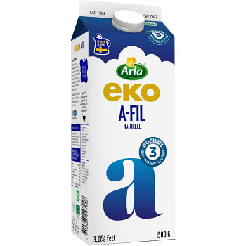 A-fil Naturell Plus Dofilus 3% Ekologisk 1500g Arla®