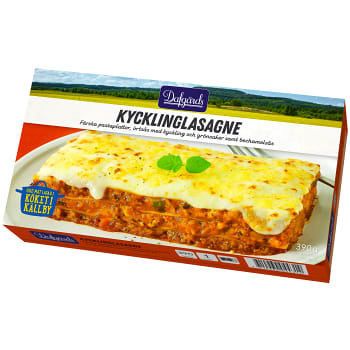 Kycklinglasagne 390g Dafgård