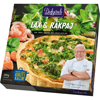 Lax &amp; Räkpaj Fryst 240g Familjen Dafgård