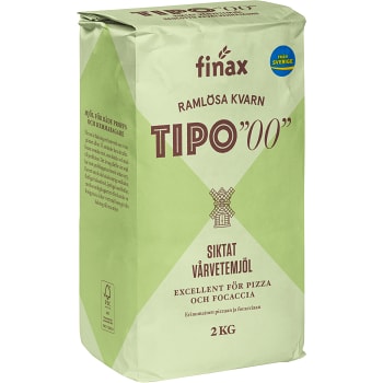 Vetemjöl Tipo 00 Siktat Varvetemjöl 2kg Ramlösa Kvarn