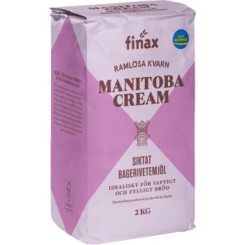 Manitoba Cream Vetemjöl 2kg Ramlösa Kvarn
