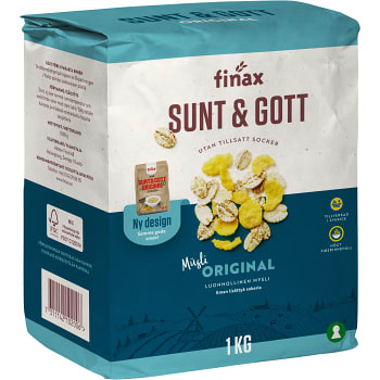 Sunt &amp; gott Müsli Original 1kg Finax