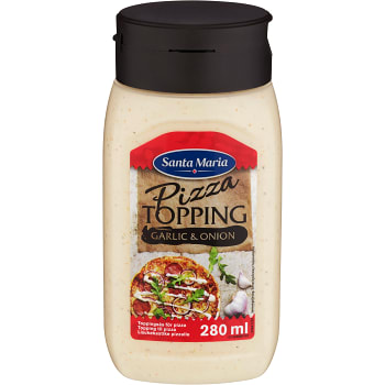 Pizzatopping Garlic &amp; Onion 280g Santa Maria