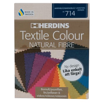 Textilfärg Natural fibre Marinblå Herdins