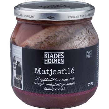 Matjesfiléer 550g Klädesholmen