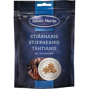 Krydda Stjärnanis Hel påse 15g Santa Maria