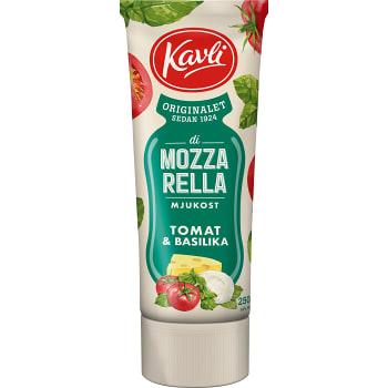 Mjukost Mozza Tomat Basilika 250g Kavli