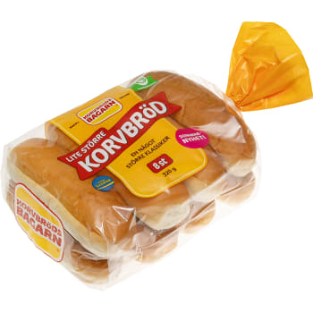 Korvbröd 8-p 320g Korvbrödsbagarn