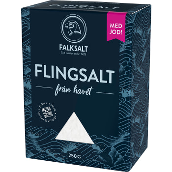 Flingsalt Med jod 250g Falksalt