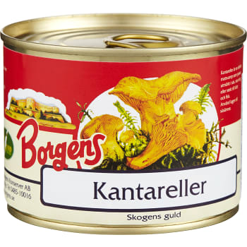 Kantareller i vatten 200g Borgens