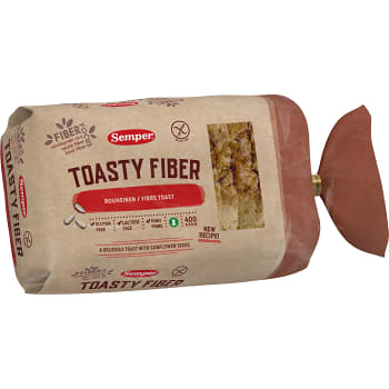 Toasty Fiber Fryst 400g Semper