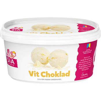 Gräddglass Vit choklad 500ml SIA Glass