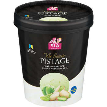 Gräddglass Vår Finaste Pistage 500ml SIA Glass