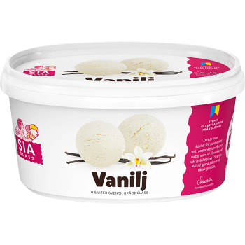 Gräddglass Vanilj 500ml SIA Glass