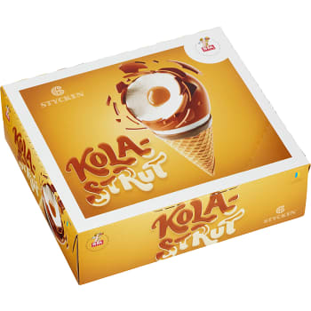 Gräddglass Kolastrutar 6-p 780ml Sia Glass