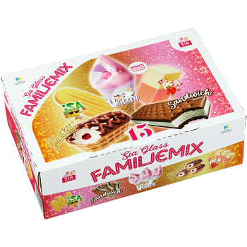 Glass Familjemix 15-p 1524ml SIA Glass
