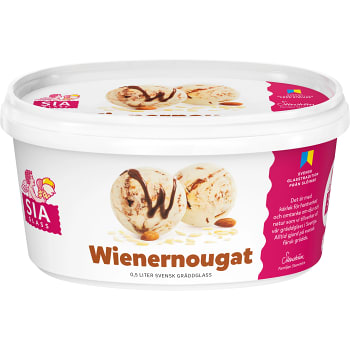 Gräddglass Wienernougat 500ml SIA Glass