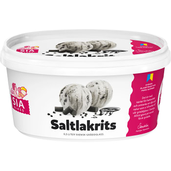 Gräddglass Saltlakrits 500ml SIA Glass