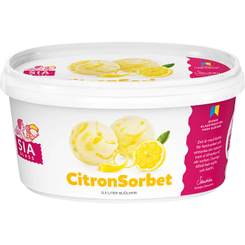 Citronsorbet 500ml SIA Glass