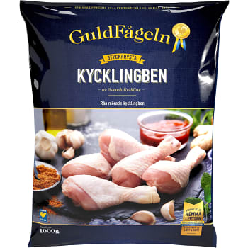 Kycklingben Fryst 1kg Guldfågeln