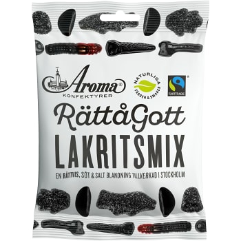 Lakritsmix RättåGott 140g Fairtrade Aroma