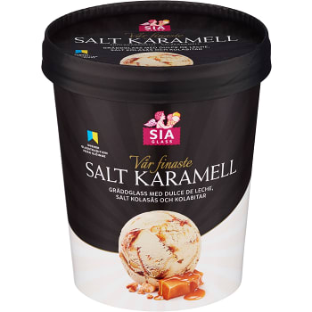 Gräddglass Vår finaste Salt Karamell 500ml SIA GLASS