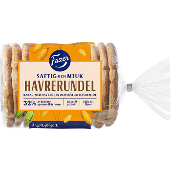 Havrerundel 450g Fazer