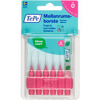 Mellanrumsborste Rosa 0,4 6-p TePe