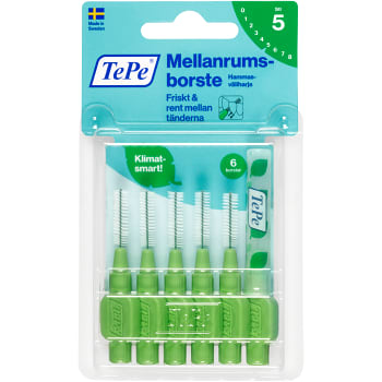 Mellanrumsborste grön 0,8 6-p TePe