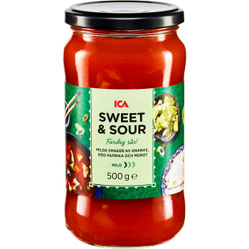 Sweet & sour Mild Färdig sås 500g ICA