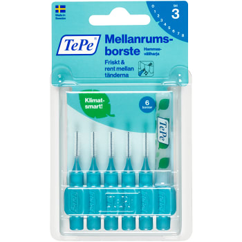 0,6mm Mellanrumsborste 6-p TePe
