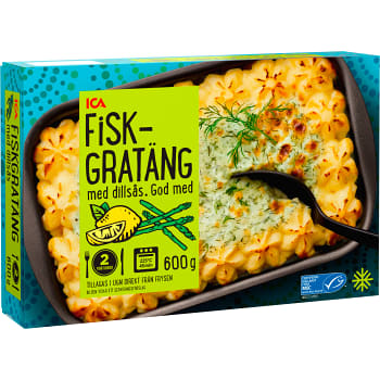 Fiskgratäng dillsås Fryst 600g ICA