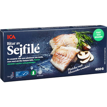 Sejfilé bitar Fryst 400g ICA