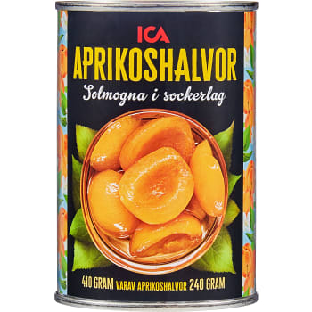Aprikoshalvor 410g ICA