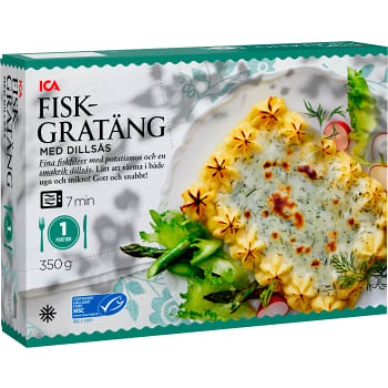 Fiskgratäng dillsås Fryst 350g ICA