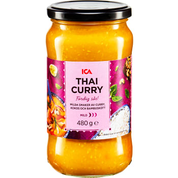 Curry Mild Färdig sås 490g ICA