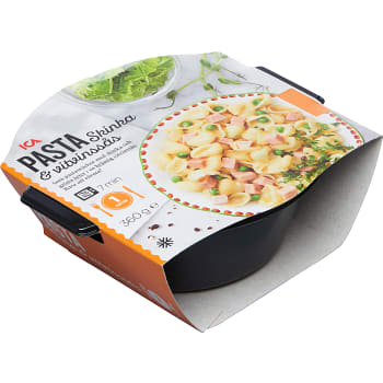 Pasta Skinka &amp; vitvinsås Måltid Fryst 360g ICA