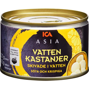 Skivade Vattenkastanjer i vatten 227g ICA Asia