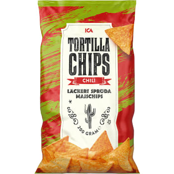 Tortillachips Chili 200g ICA