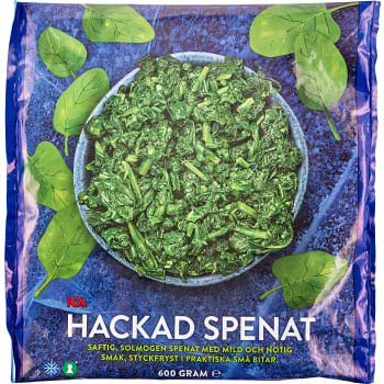 Hackad spenat Fryst 600g ICA