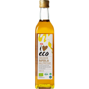 Kallpressad Rapsolja 500ml KRAV ICA I love eco