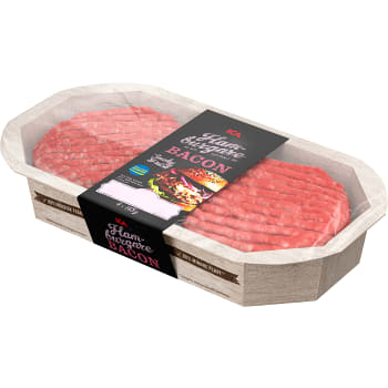 Hamburgare med Bacon 4x113g 452g ICA