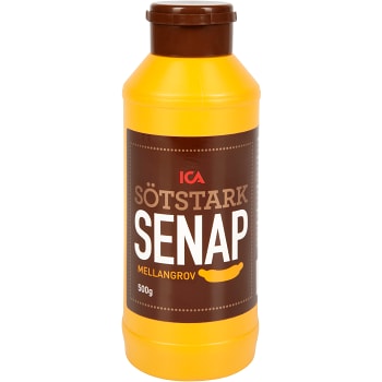 Senap Sötstark Mellangrov 500g ICA