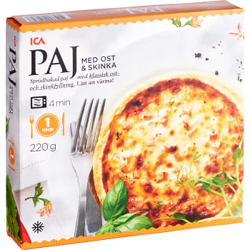 Ost &amp; skinkpaj Fryst 220g ICA