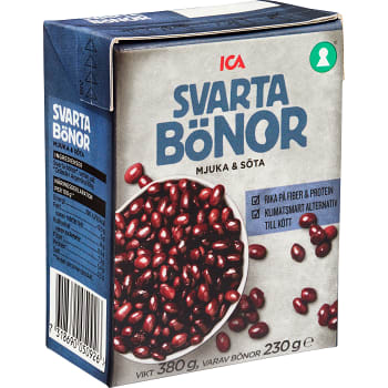 Bönor Svarta 380g ICA