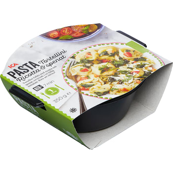 Tortellini Ricotta &amp; spenat Fryst 350g ICA
