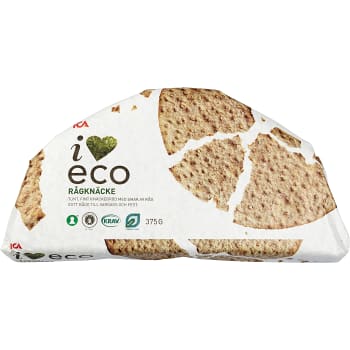 Rågknäcke 375g KRAV ICA I love eco | Handla mat online från din lokala ...